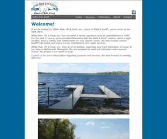 Walkadock.com(White Bear Lift and Dock Home) Screenshot