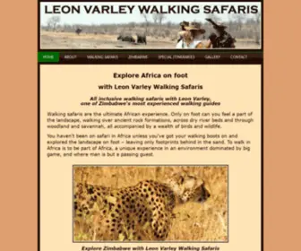 Walkafrica.com(Leon Varley Walking Safaris) Screenshot