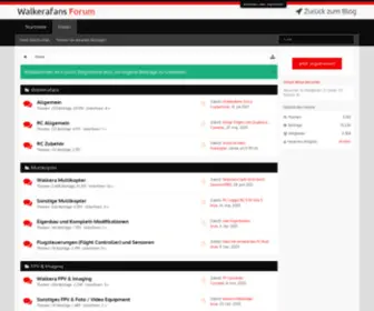 Walkerafans-Forum.de(Walkera Fans Forum) Screenshot