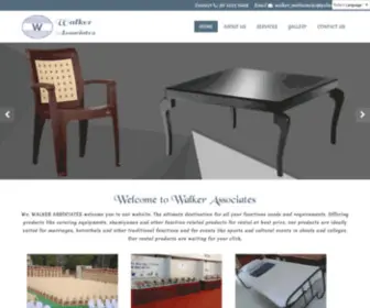 Walkerassociate.com(Catering Equipment Hire in Chennai) Screenshot