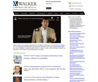 Walkercorporatelaw.com(Walker Corporate law) Screenshot