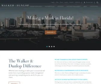 Walkerdunlop.com(Commercial real estate finance) Screenshot