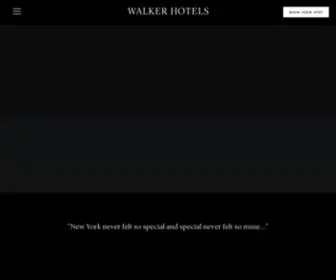 Walkerhotel.com(Walker Hotels) Screenshot