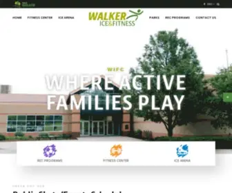 Walkericeandfitness.com(Walker Ice and Fitness) Screenshot