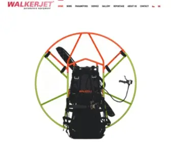 Walkerjet.cz(Paramotors equipment) Screenshot