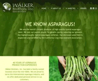 Walkerseed.com(Commercial Hybrid Asparagus Seed) Screenshot