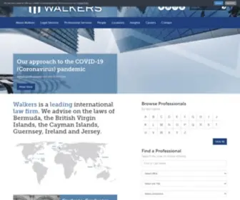 Walkersglobal.com(Leading International Law Firm) Screenshot