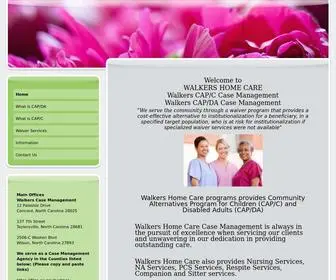 Walkershomecare.com(Walkers Home Care) Screenshot