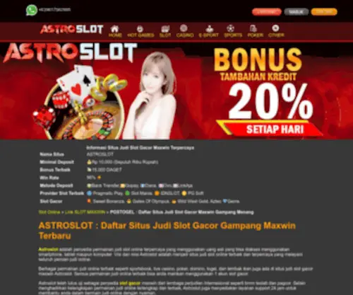 Walkerstalkercruise.com(Astroslot) Screenshot