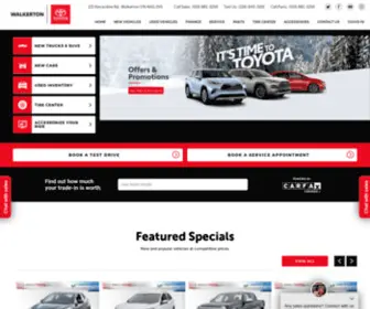 Walkertontoyota.ca(Walkerton Toyota) Screenshot