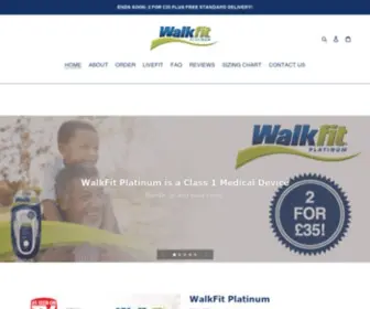 Walkfit.tv(WalkFit Platinum Orthotics) Screenshot