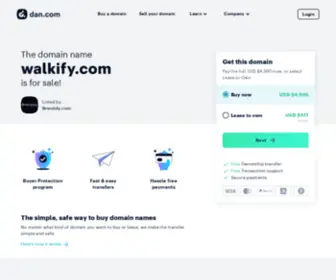 Walkify.com(walkify) Screenshot