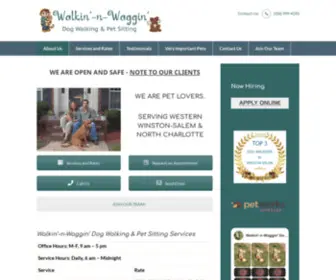 Walkin-N-Waggin.com(Winston-Salem Dog Walking & Pet Sitting) Screenshot