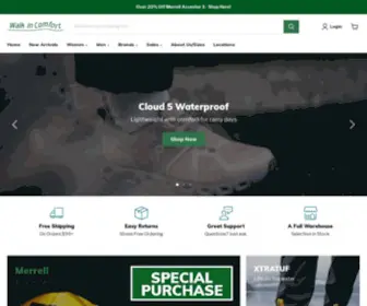 Walkincomfort.ca(Walk in Comfort) Screenshot