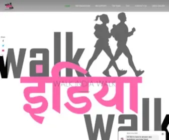 Walkindiawalk.org(Organization) Screenshot