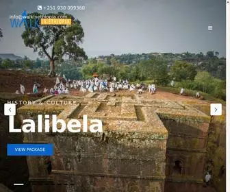 Walkinethiopia.com(Walkin Ethiopia Tour and Travel) Screenshot