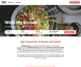 Walking-Dinner.nl(React App) Screenshot