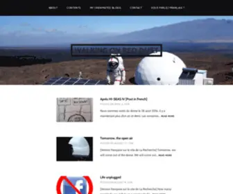 Walking-ON-Red-Dust.com(Adventures in Mars analogues) Screenshot