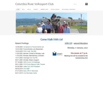 Walking4Fun.org(Columbia River Volkssport Club) Screenshot