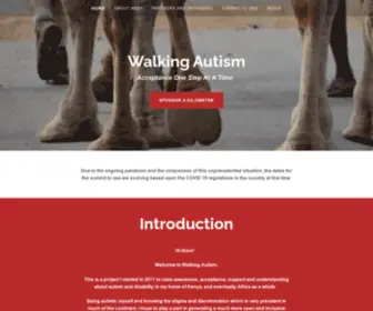 Walkingautism.org(Walkingautism) Screenshot