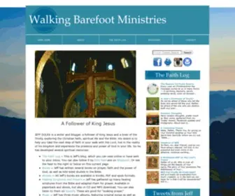 Walkingbarefoot.com(Walking Barefoot Ministries) Screenshot