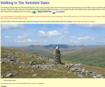 Walkingintheyorkshiredales.co.uk(Walking in the Yorkshire Dales) Screenshot