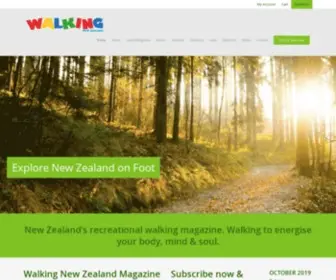 Walkingnewzealand.co.nz(Walking New Zealand Magazine) Screenshot