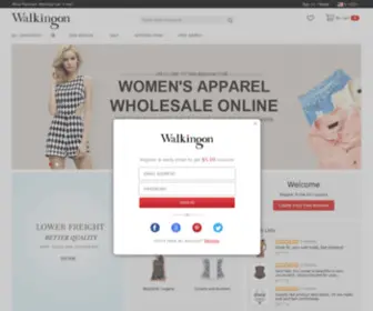 Walkingon.com(Factory direct supply women bra and shapewear) Screenshot