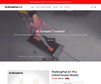 Walkingpad.ca(Patented 180º Folding Treadmill) Screenshot