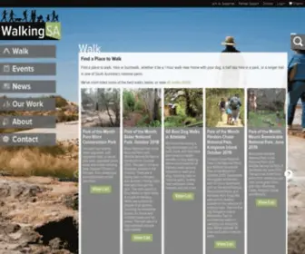 Walkingsa.org.au(Walking SA) Screenshot