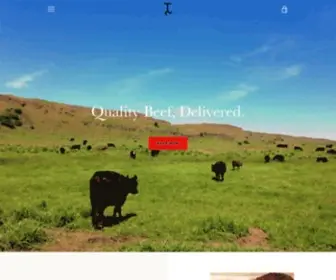 Walkingtbeef.com(Natural beef raised by local ranchers) Screenshot