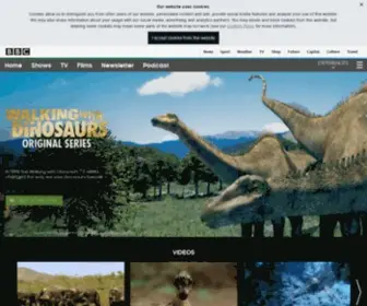 Walkingwithdinosaurs.com(Walking With Dinosaurs) Screenshot