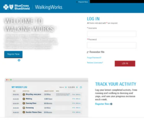 Walkingworks.com(Welcome) Screenshot