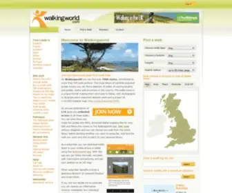 Walkingworld.com(Britain's walking community) Screenshot