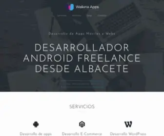 Walkiriaapps.com(Desarrollador Freelance en Remoto) Screenshot