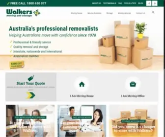 Walkmove.com.au(Get Fixed Moving Quotes) Screenshot