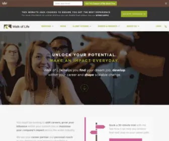 Walkoflifecareers.com(Walk of Life Coaching) Screenshot