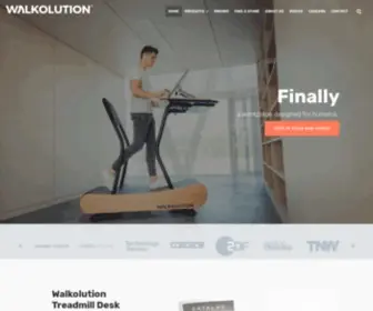 Walkolution.com(Treadmill Desks) Screenshot