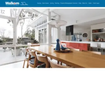 Walkom.com.au(Walkom Real Estate Agents Newcastle) Screenshot