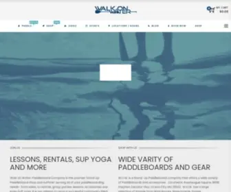 Walkonwatersupco.com(Stand up paddleboarding in Ocean City Maryland) Screenshot