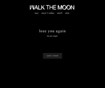 Walkthemoonband.com(WALK THE MOON) Screenshot