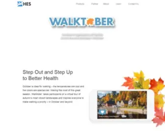 Walktober.com(Employee Wellness Walking Program) Screenshot