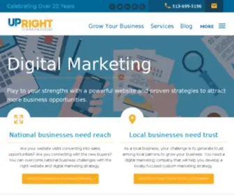 Walkupright.com(Cincinnati Digital Marketing Agency) Screenshot