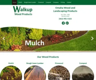 Walkupwoodproducts.com(Waterloo Mulch and Soil) Screenshot