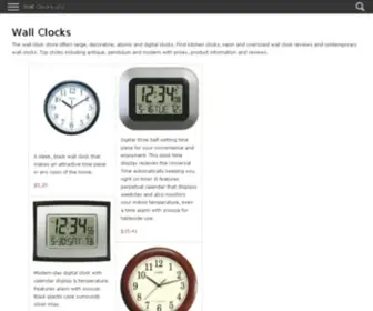 Wall-Clocks.org(Wall Clocks) Screenshot