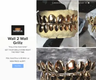 Wall2Wallgrillz.com(Wall 2 Wall Grillz) Screenshot