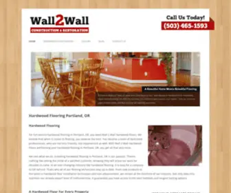 Wall2Wallhardwoods.com(Wall Hardwoods) Screenshot