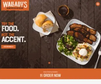 Wallabyssmokehouse.com(Wallaby's Smokehouse) Screenshot