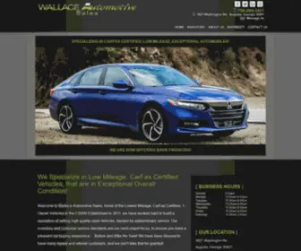 WallaceautoStore.com(Wallace Automotive Sales & Leasing) Screenshot