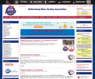 Wallaceburghockey.com(Wallaceburg Minor Hockey Association) Screenshot